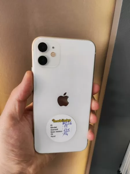 İkinci El Apple iPhone 11 128 GB Beyaz - 74 Pil - Orjinal Kutu ve Fatura Görseli - 1