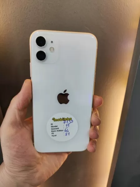 İkinci El Apple iPhone 11 64 GB Beyaz Görseli - 1