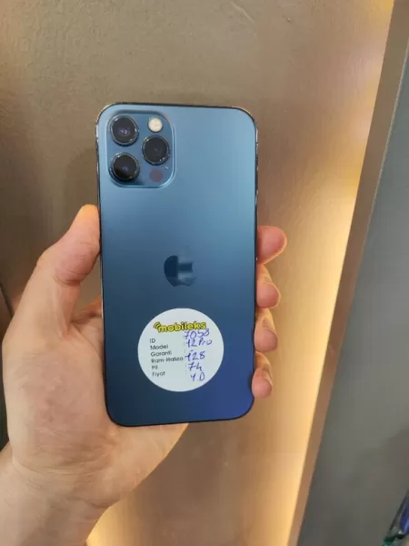 İkinci El iPhone 12 128 GB Mavi Görseli - 1