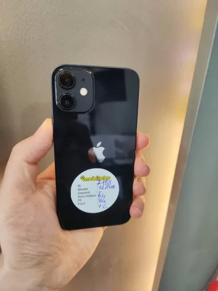 Sorunsuz Full Orijinal iPhone 12 Mini 64 GB Pil 84 Görseli - 1