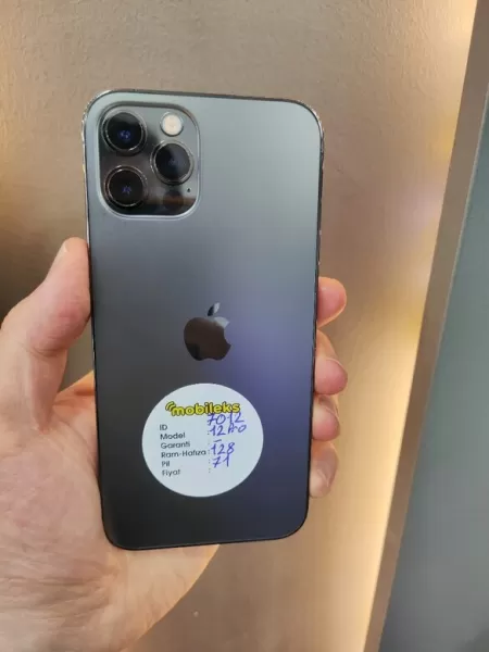 Apple iPhone 12 Pro 128 GB Gri İkinci El Görseli - 1