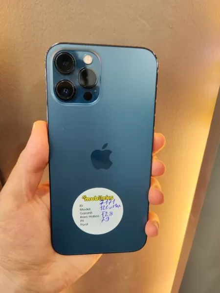 İkinci El Apple iPhone 12 Pro Max 128 GB Mavi Görseli - 1
