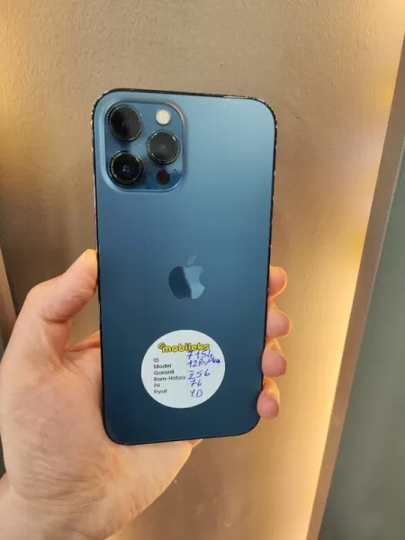 Apple iPhone 12 Pro Max 256 GB Mavi Görseli - 1