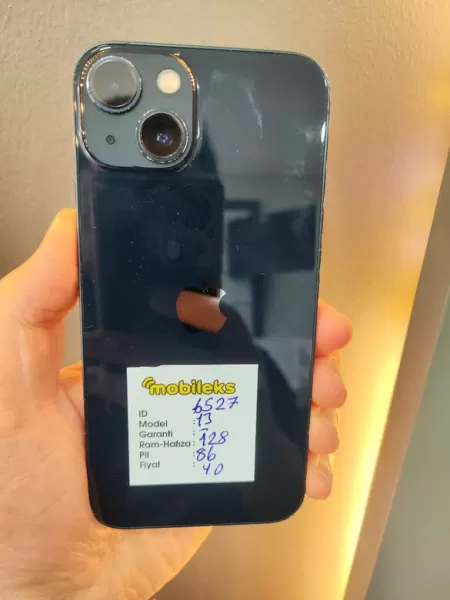 Apple iPhone 13 128 GB Mavi - İkinci El, Pil %89 Görseli - 1