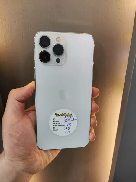 Gümüş Renkli İkinci El iPhone 13 Pro Max 128 GB Görseli - 1