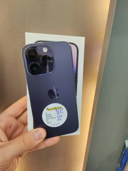 İkinci El Kutulu İPhone 14 Pro 128 GB, Mor Renk, %79-%70 Pil Sağlığı Görseli - 1
