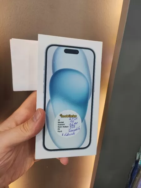 iPhone 15 128 GB - Sıfır Kutu, 24 Aylık Garanti, Fiyatta En İyiler Görseli - 1