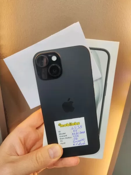 iPhone 15 128 GB | %96 Pil | 19 Ay Garantili | Kutulu Faturasıyla Görseli - 1