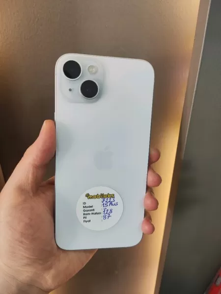 Apple iPhone 15 Plus 128 GB Buz Mavi Görseli - 1