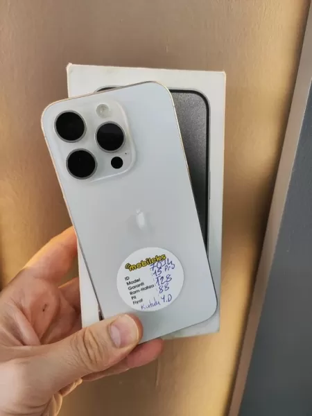 Kutulu Sorunsuz Full Orijinal iPhone 15 Pro 128 GB Görseli - 1