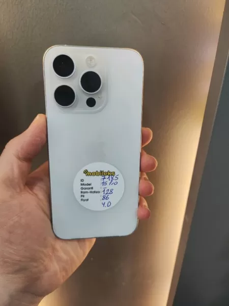 iPhone 15 Pro 128 GB (Beyaz) - Uygun Fiyat Görseli - 1