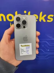 iPhone 15 Pro 128 GB Gümüş - İkinci El (Pil %89) - İkinci El