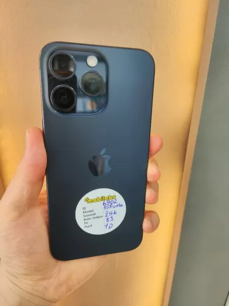 İkinci El Apple iPhone 15 Pro Max 256 GB Mavi - İkinci El