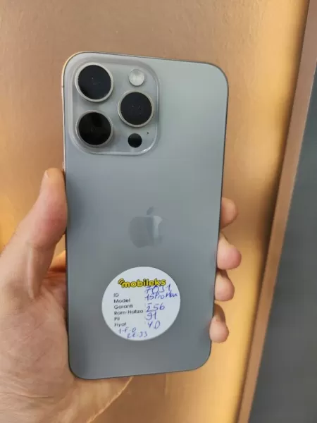 Sorunsuz Full Orijinal iPhone 15 Pro Max 256 GB Görseli - 1