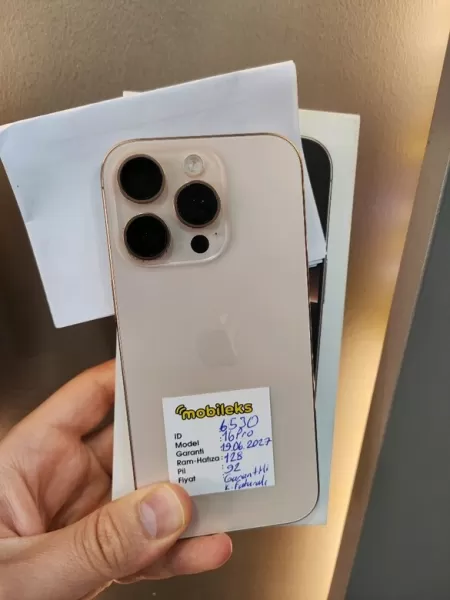 12 Ay Garantili iPhone 16 Pro 128 GB Görseli - 1