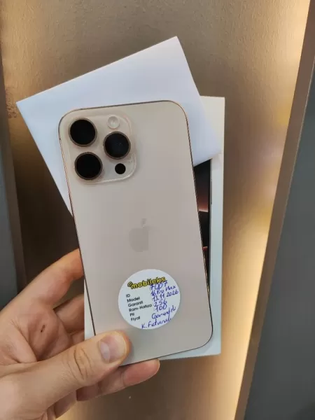 3 AY GARANTİLİ İPHONE 16 PRO MAX 256 GB Görseli - 1