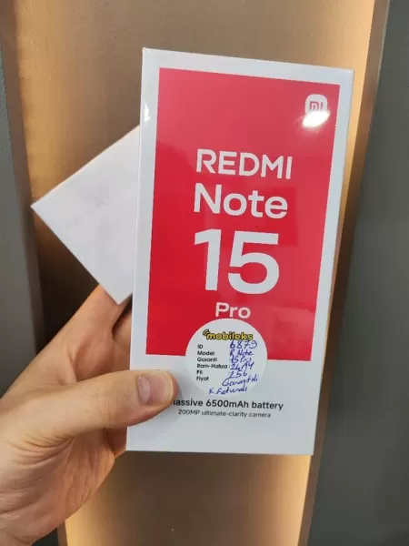Xiaomi Redmi Note 15 Pro 256 GB - Sıfır Kapalı Kutu